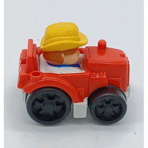Fisher Price Little People Farm RED TRACTOR Boy FARMER Figure Barn